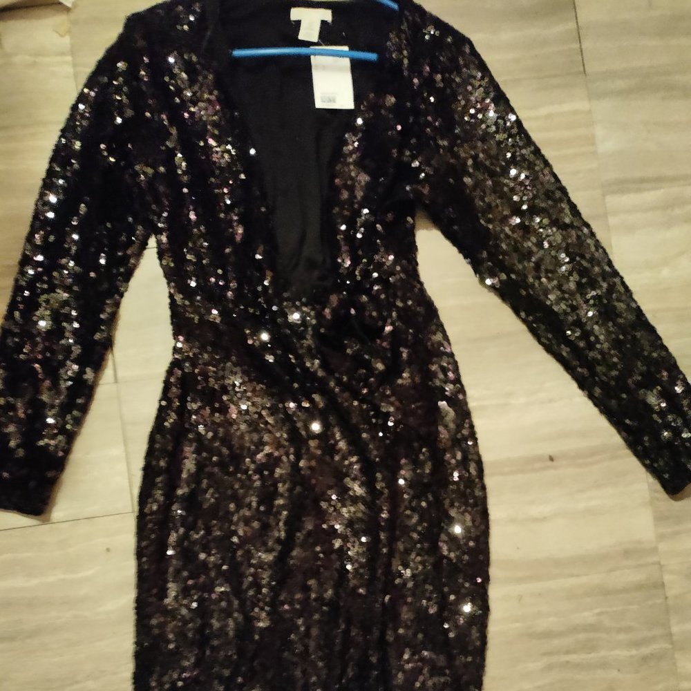 Women's size small H&m sequins dress